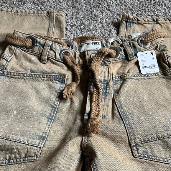 We The Free Painter-Style Carpenter Pants - Tan - Picture 3 of 4